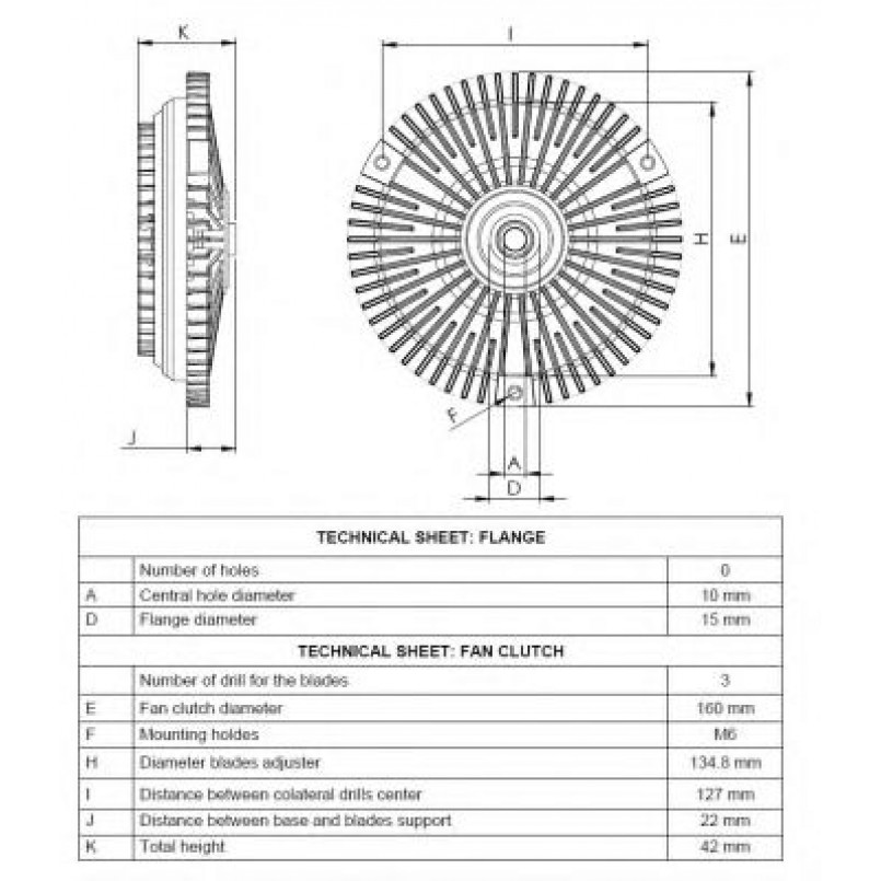 49536 NRF Віскомуфта вентилятора — фото товара №3