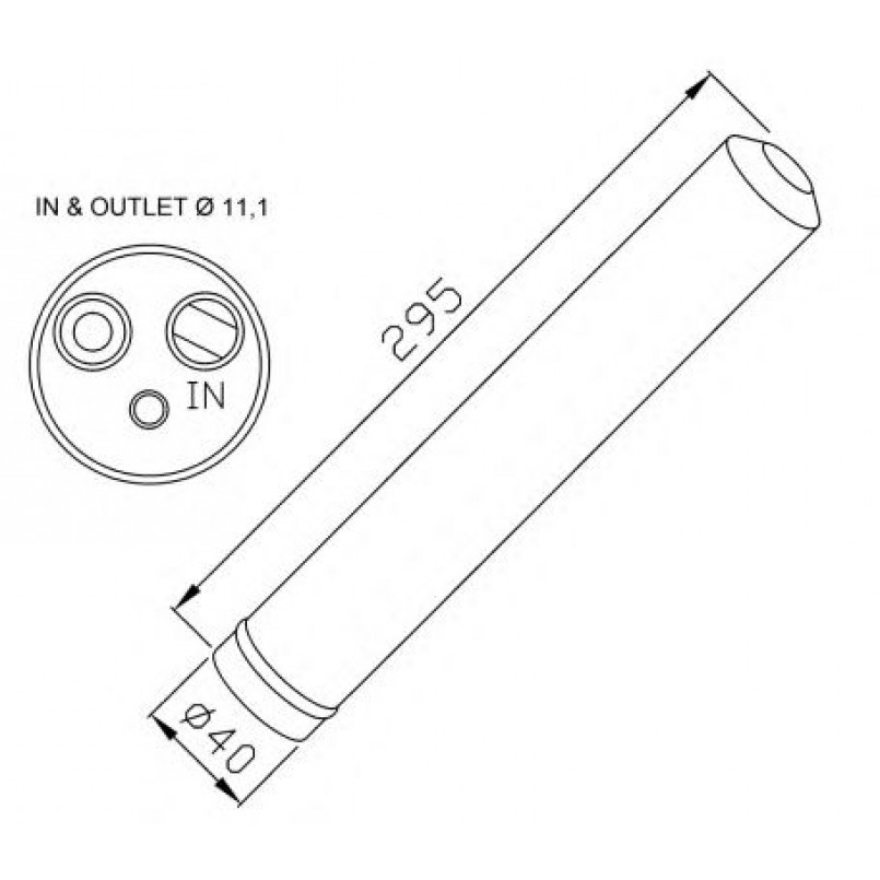 33298 NRF Осушувач кондиціонера MB Sprinter 06- — фото товара