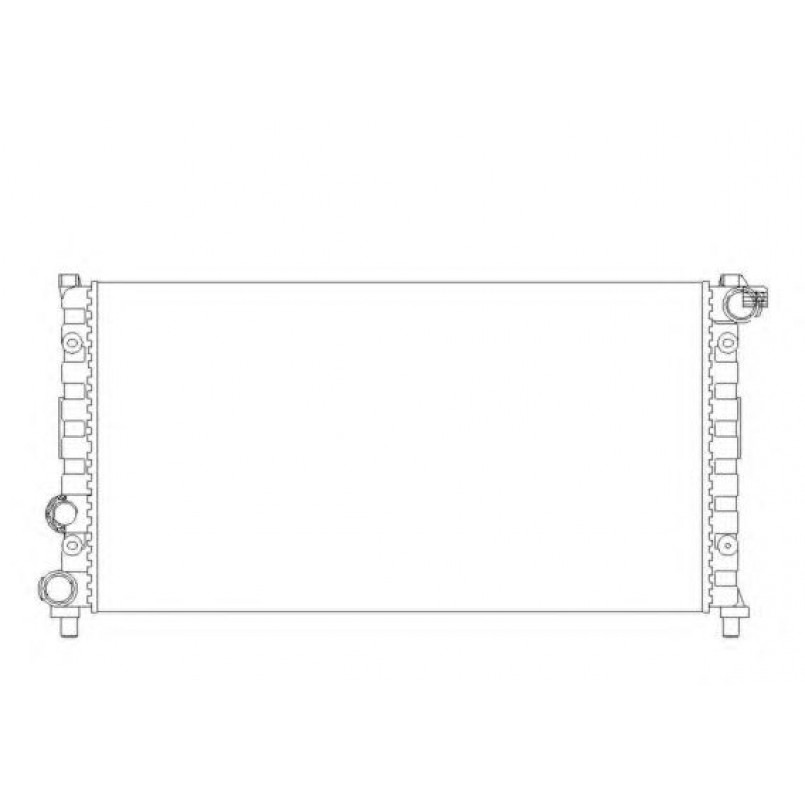 58765 NRF Радіатор охолоджування — фото товара