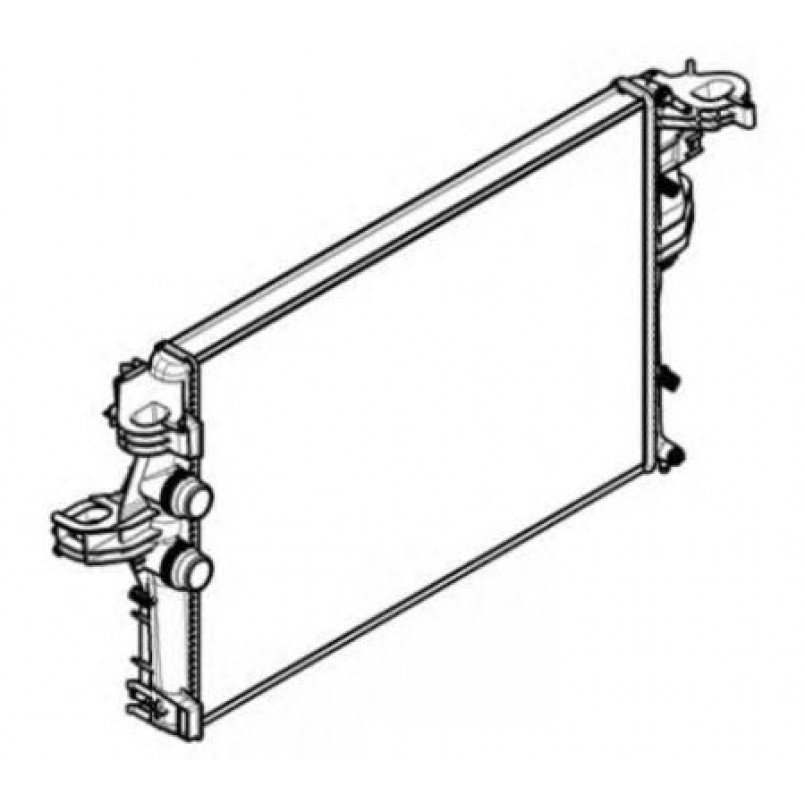 58430 NRF Радіатор охолоджування — фото товара