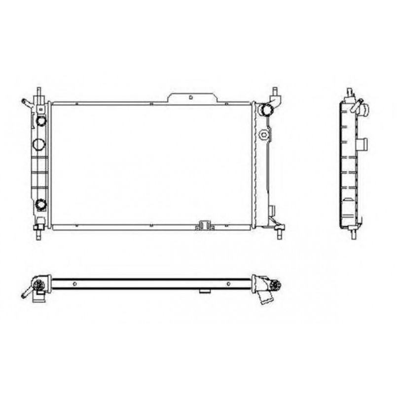 54201 NRF Радіатор охолодження — фото товара