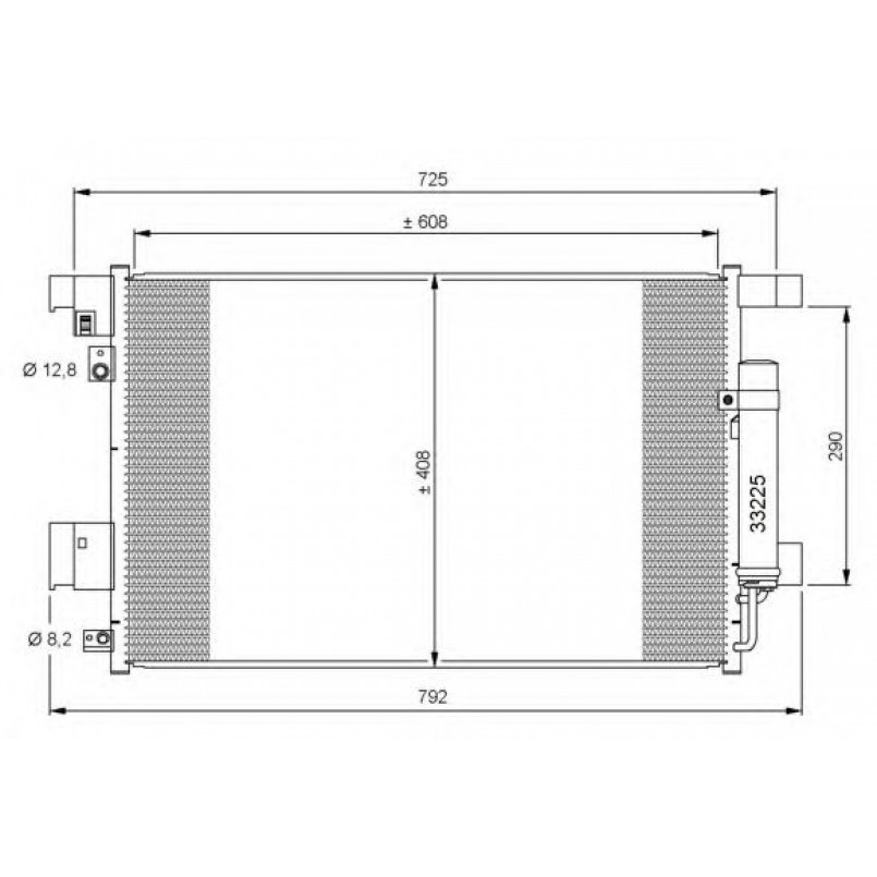 35872 NRF Радіатор кондиціонера — фото товара №1