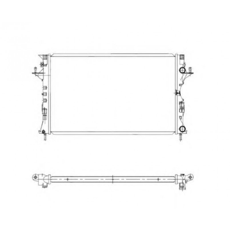 58319 NRF Радіатор охолодження — фото товара №1