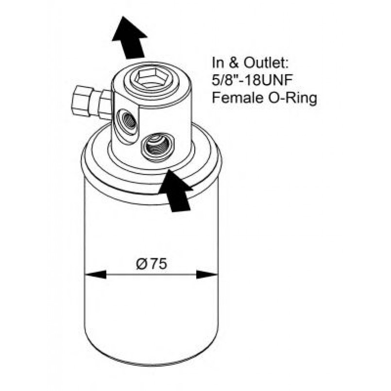33231 NRF Осушувач АС MERCEDES SPRINTER 413 CDI 4x4 2000/04 > — фото товара