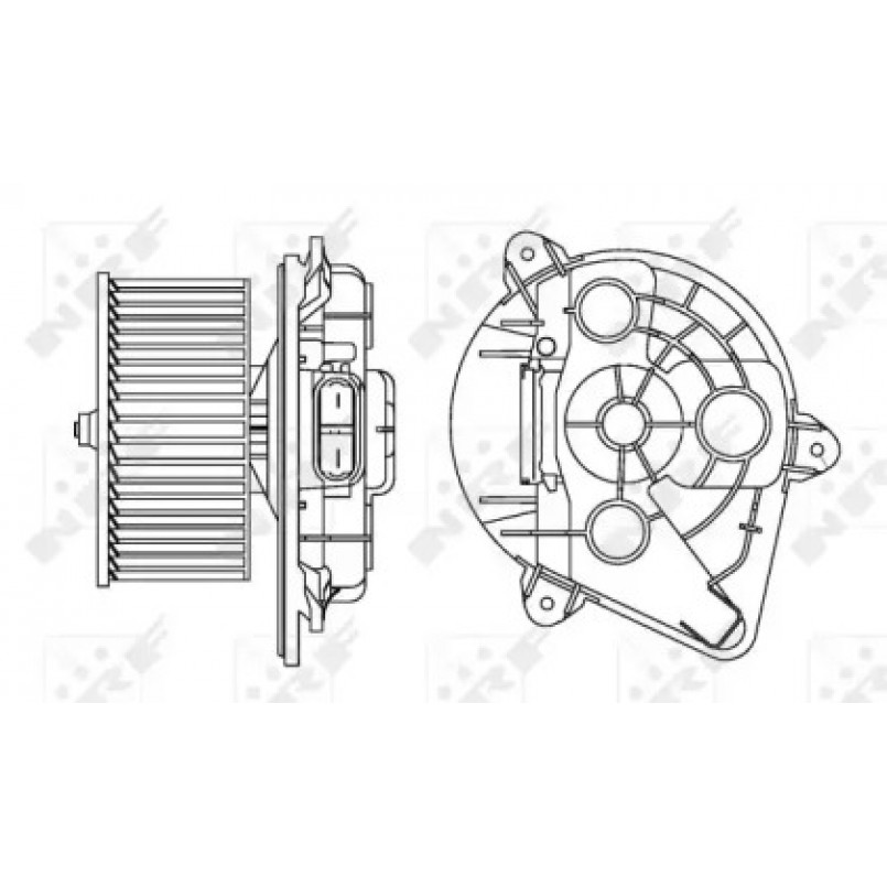 34156 NRF Вентилятор кабіни кондиціонера — фото товара