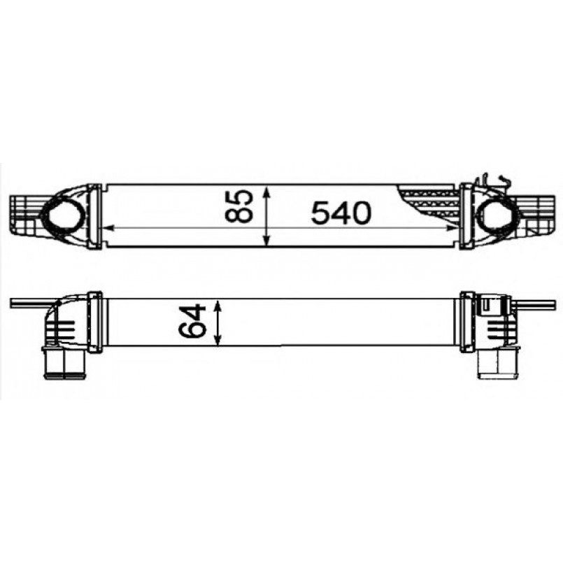 30254 NRF Інтерекулер Citroen Nemo 1.3 JTD/1.4 HDI 04.08- — фото товара №1