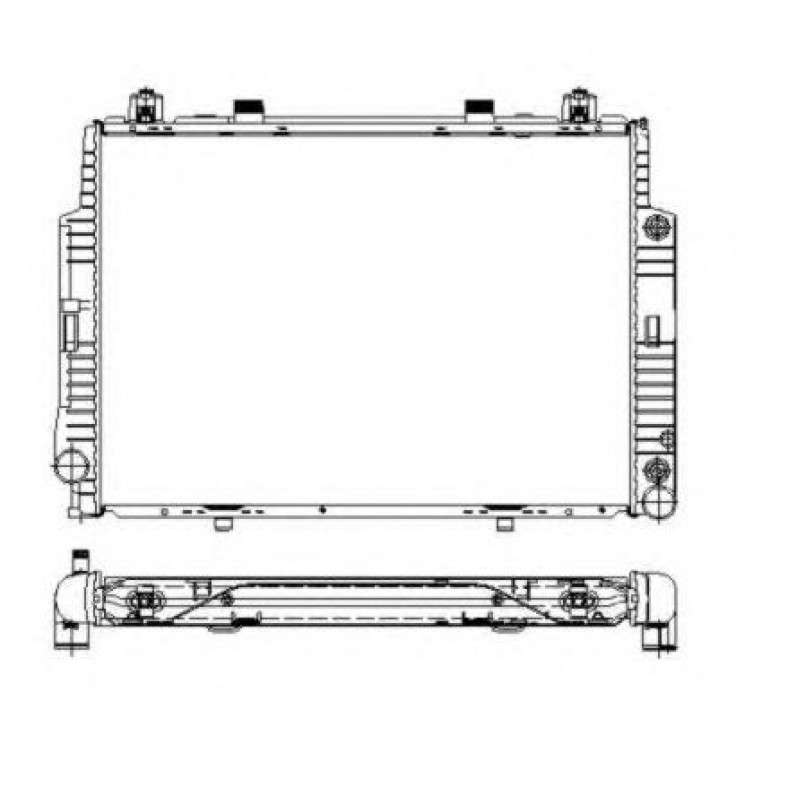 55320 NRF Радіатор охолодження — фото товара