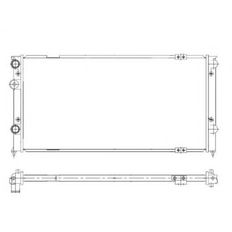 58929 NRF Радіатор охолодження — фото товара