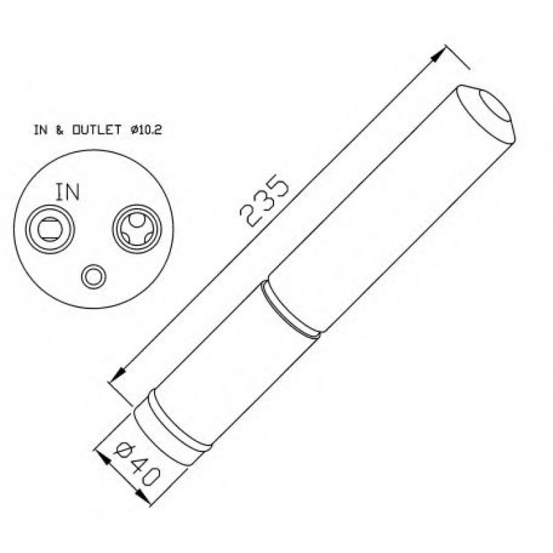 33225 NRF Осушувач кондиціонера — фото товара