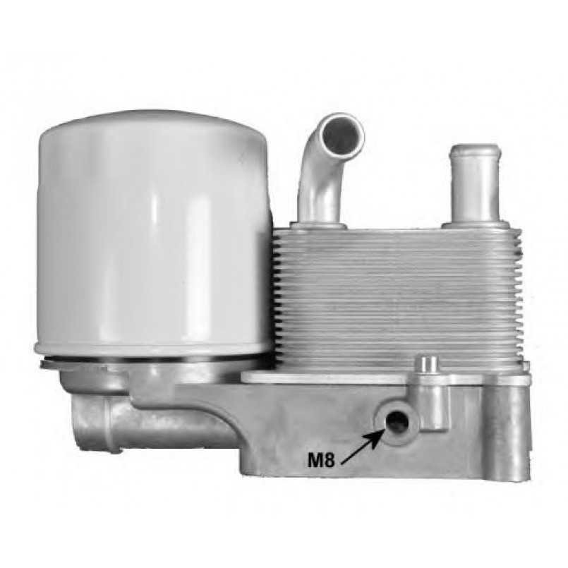 31194 NRF Радіатор масла (з корпусом масляного фільтра) Ford Transit Connect 1.8D 10.98-12.13 — фото товара №2