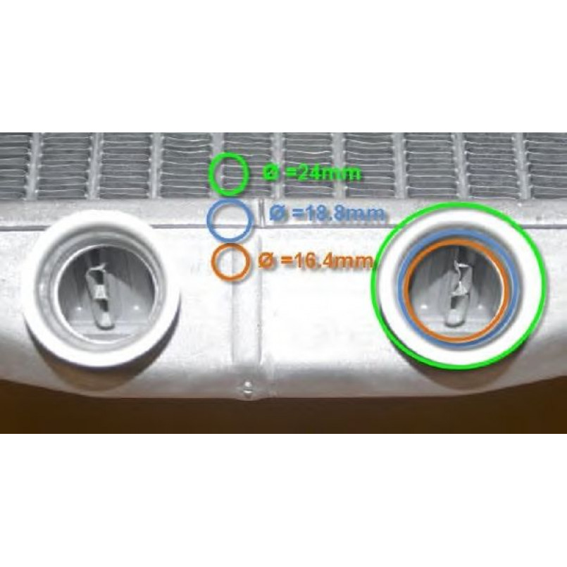 54210 NRF Радіатор опалення салону CITROEN BERLINGO 1.6-2.0D 12.99- — фото товара №1