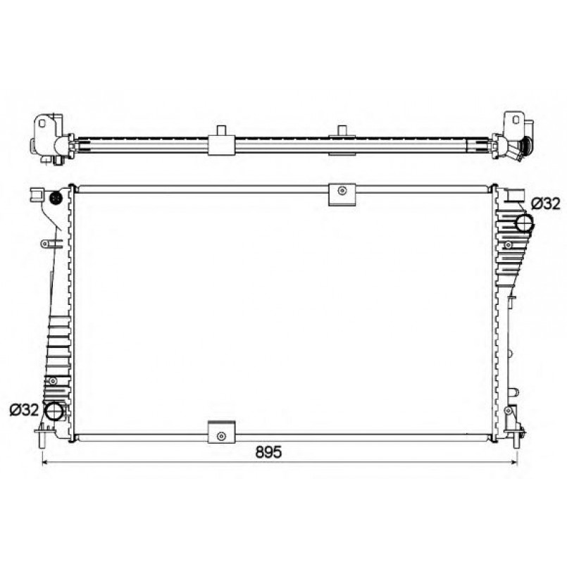 53123 NRF Радіатор охолодження — фото товара