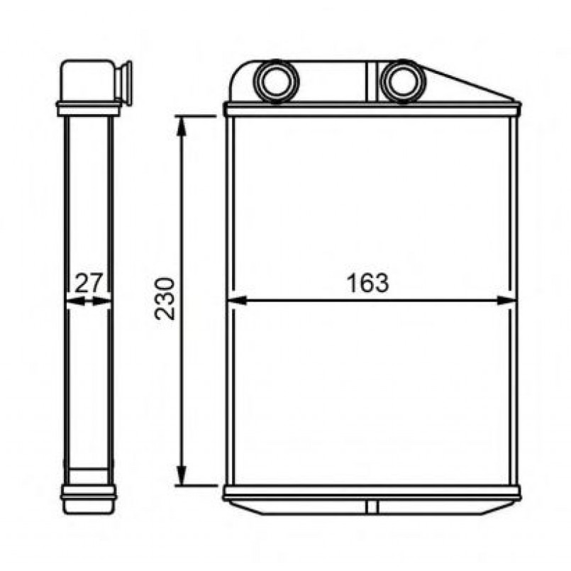 54309 NRF Радіатор опалення — фото товара №1