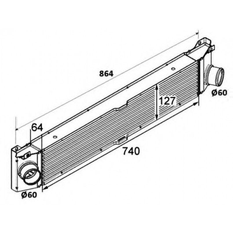 30798 NRF Інтеркуллер — фото товара