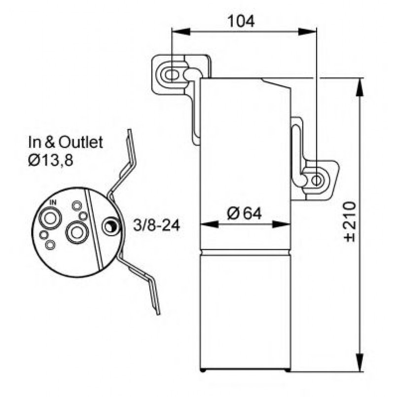 33303 NRF Осушувач кондиціонера — фото товара