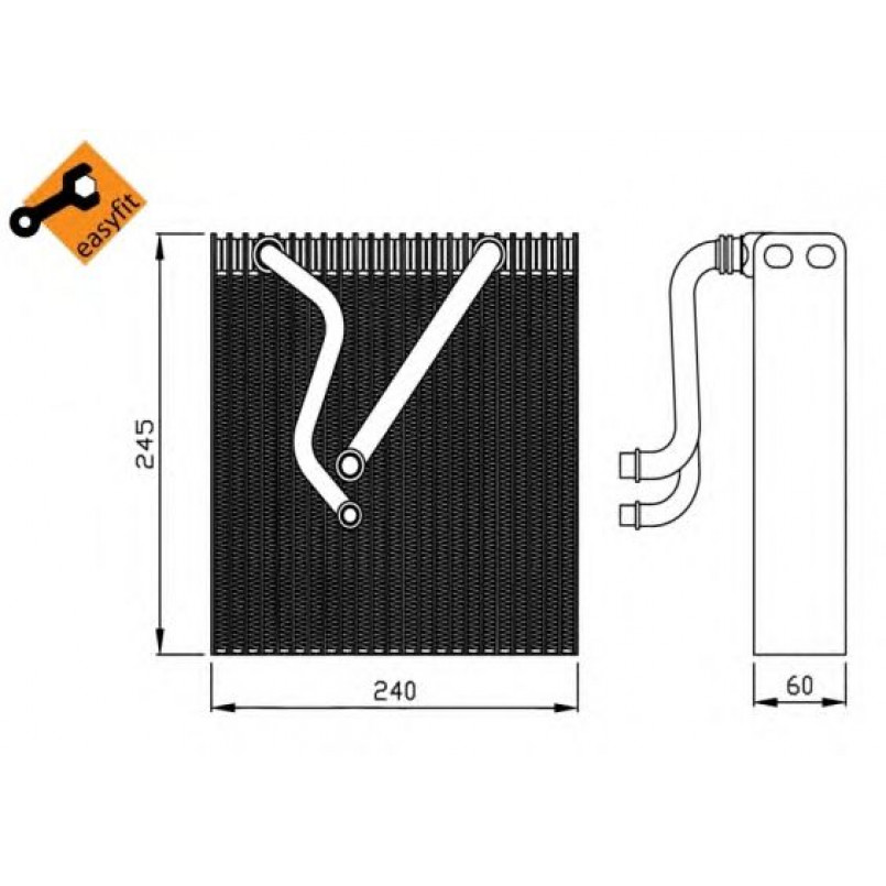 36109 NRF Випарювач кондиціонера — фото товара №1