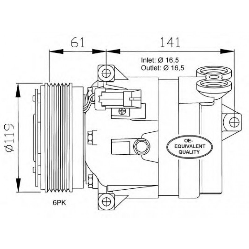 Повітряний фільтр Asam 32021 — фото товара №1
