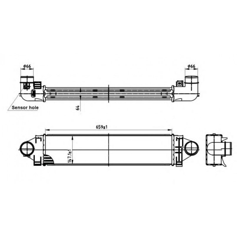 30304 NRF Інтеркуллер — фото товара №1