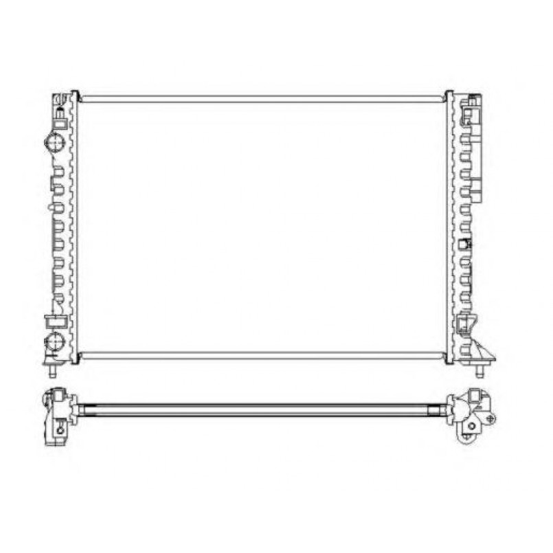 58242 NRF Радіатор охолодження — фото товара №5