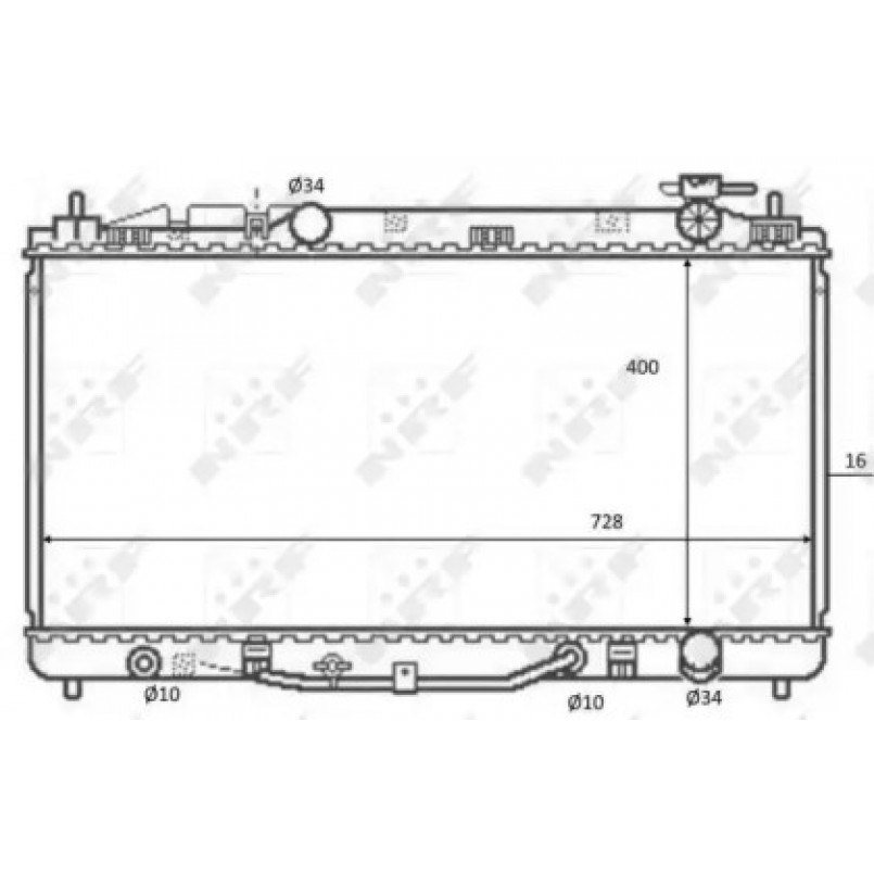 59079 NRF Радіатор охолодження — фото товара