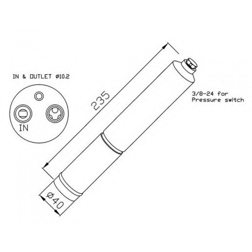 33224 NRF Осушувач кондиціонера — фото товара