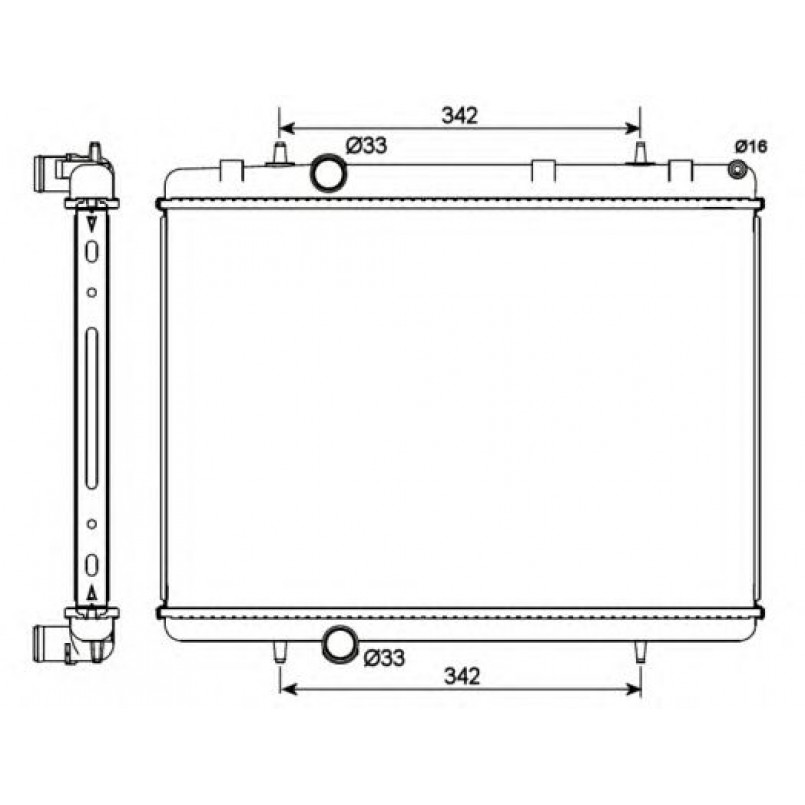 53112 NRF Радіатор охолодження — фото товара №1