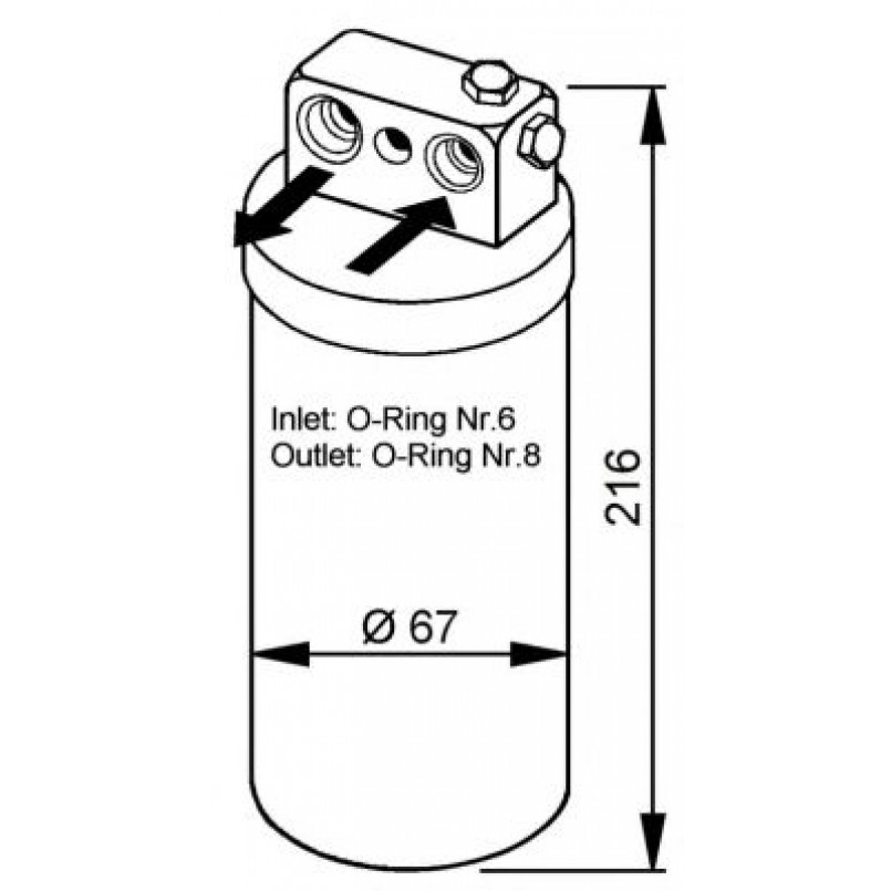 33104 NRF Осушувач кондиціонера — фото товара
