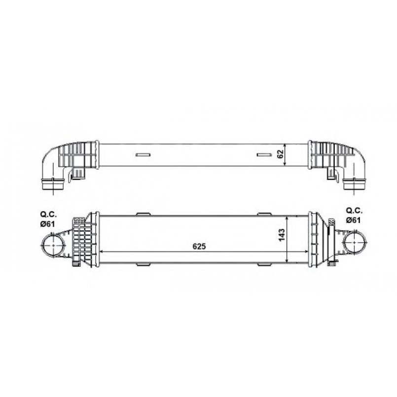 30504 NRF Інтеркуллер — фото товара №1
