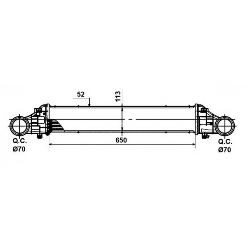 30509 NRF Інтеркуллер — фото товара №1