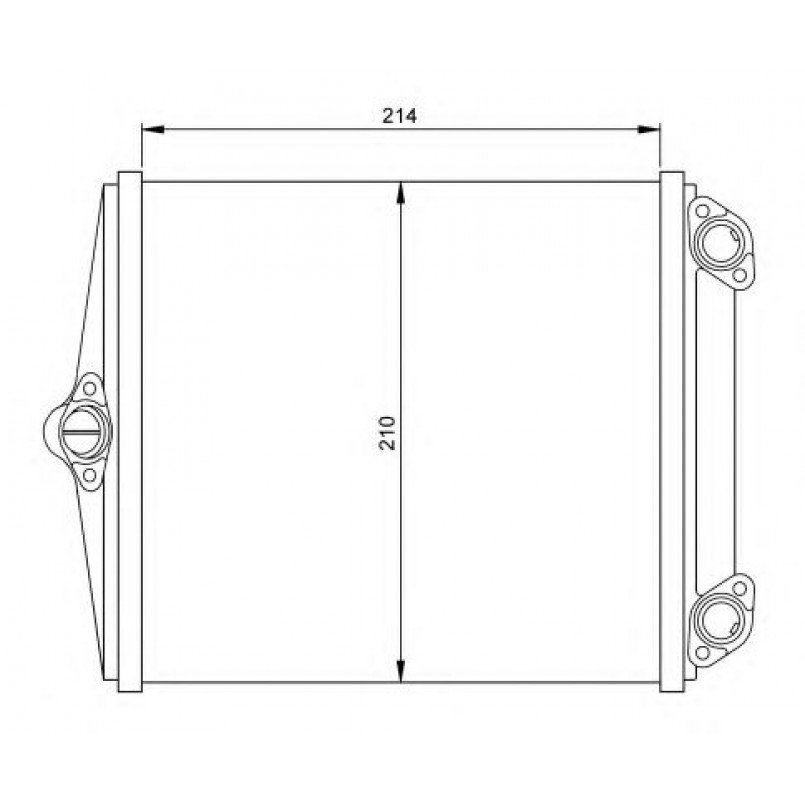 54248 NRF Радіатор опалення — фото товара №3