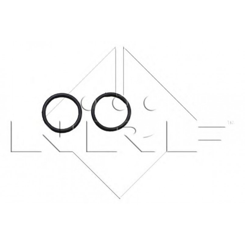 509530 NRF Радіатор охолодження VW Golf IV 1.4-1.6 97-06 — фото товара №6