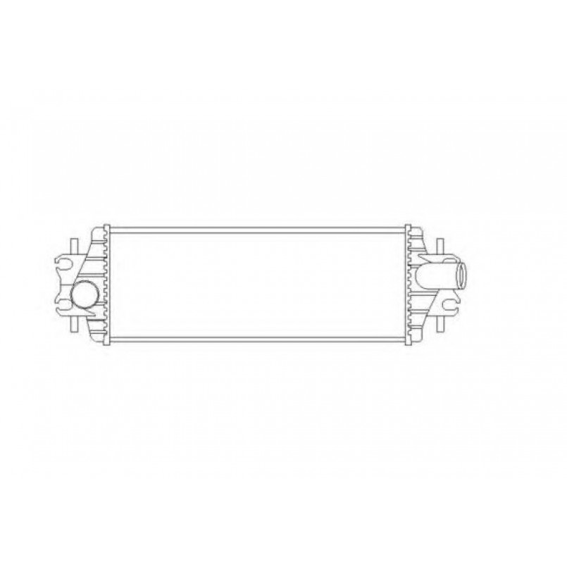 30876 NRF Радіатор інтеркулера NISSAN PRIMASTAR Opel Vivaro RENAULT TRAFIC II 2.5D 03.01- — фото товара