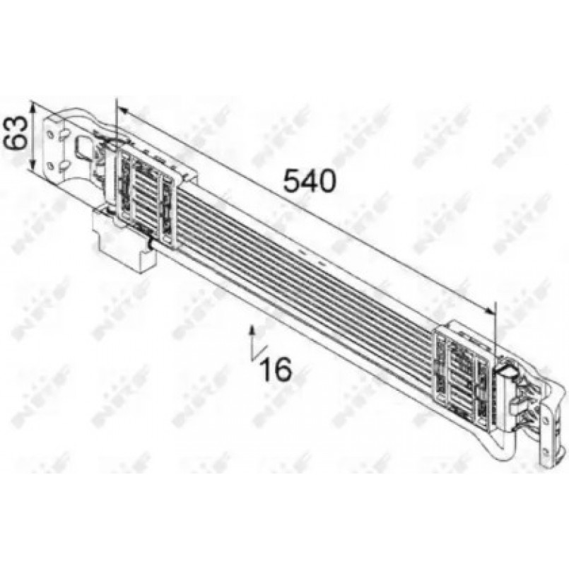 31232 NRF Радіатор масляний — фото товара №1