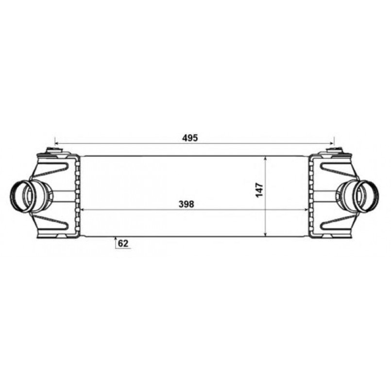 30037 NRF Інтеркуллер — фото товара №1