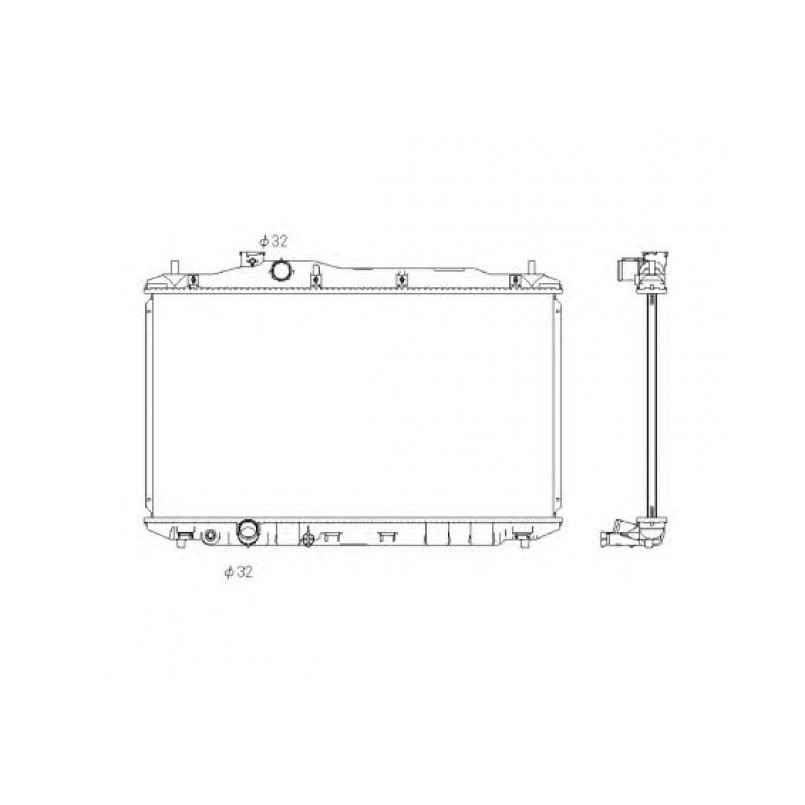 58323 NRF Радіатор охолодження — фото товара №5