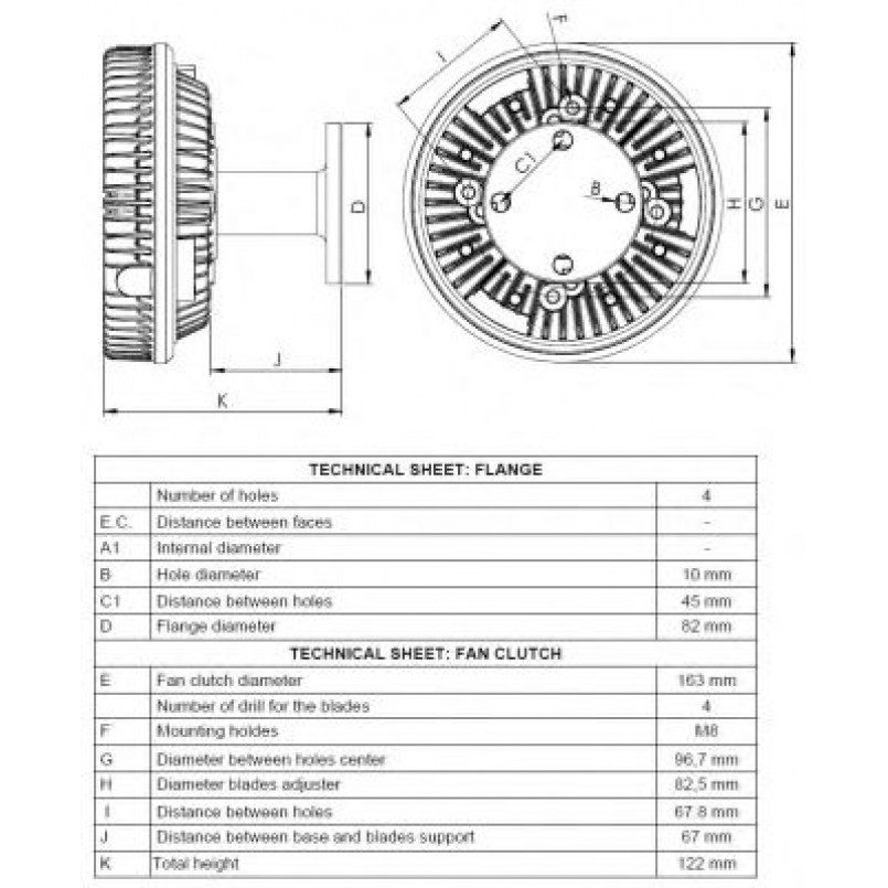 49089 NRF Віскомуфта вентилятора — фото товара №5