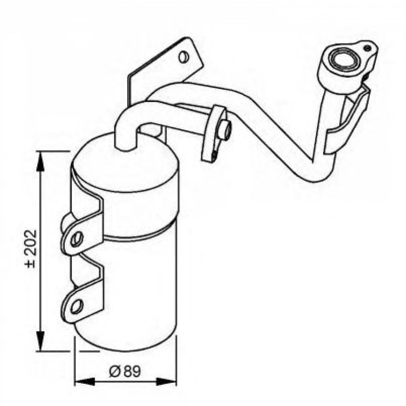 33307 NRF Осушувач кондиціонера — фото товара