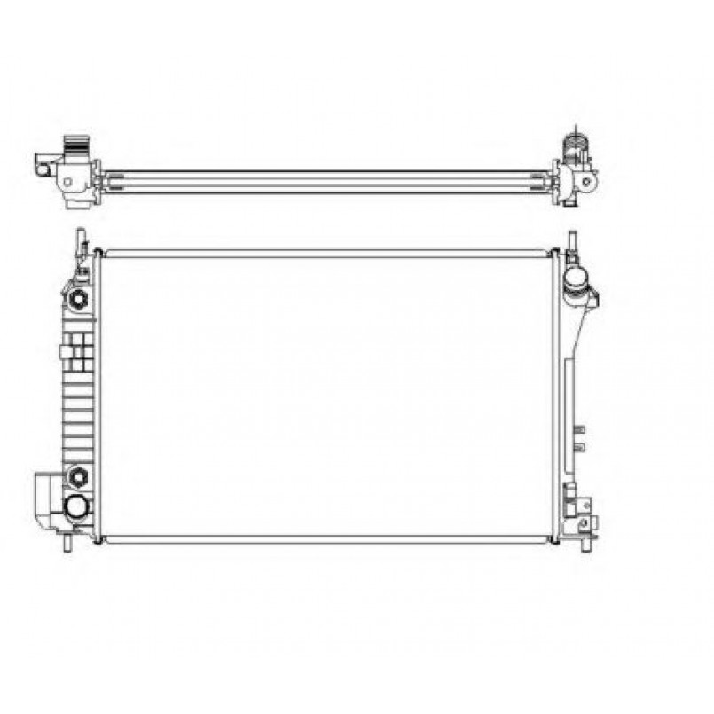 58294 NRF Радіатор охолодження — фото товара