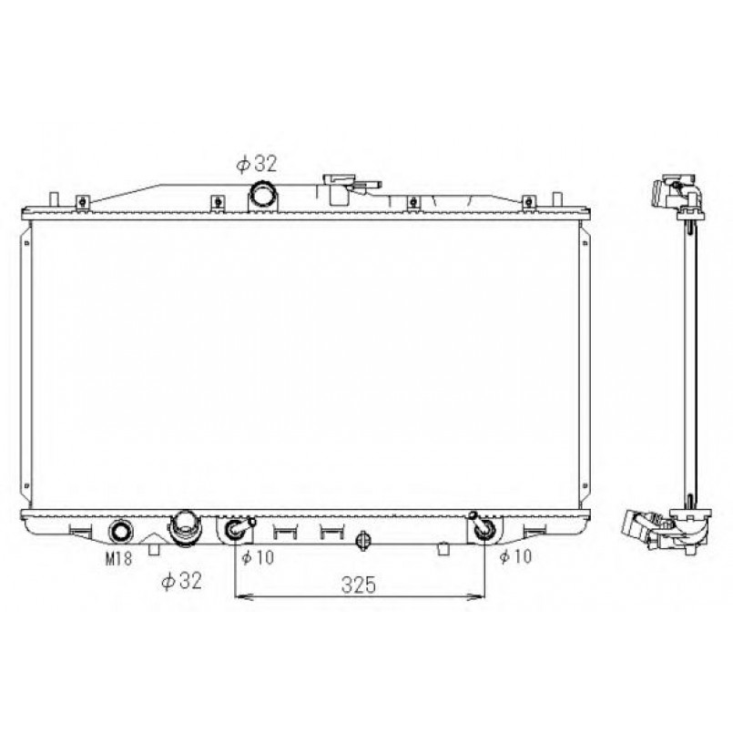 53391 NRF Радіатор охолодження — фото товара