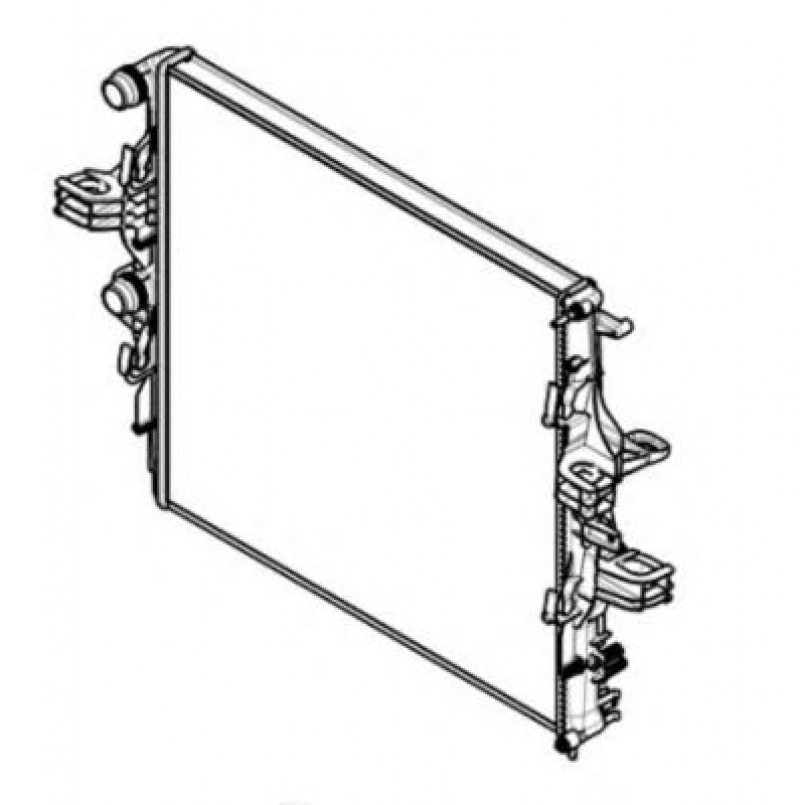 58431 NRF Радіатор охолодження — фото товара