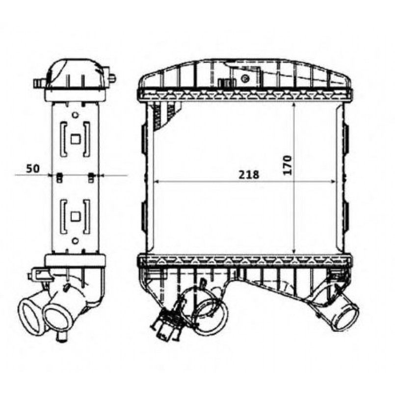 30177 NRF Інтеркуллер — фото товара