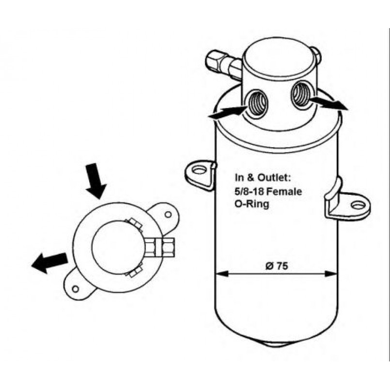 33165 NRF Осушувач кондиціонера — фото товара
