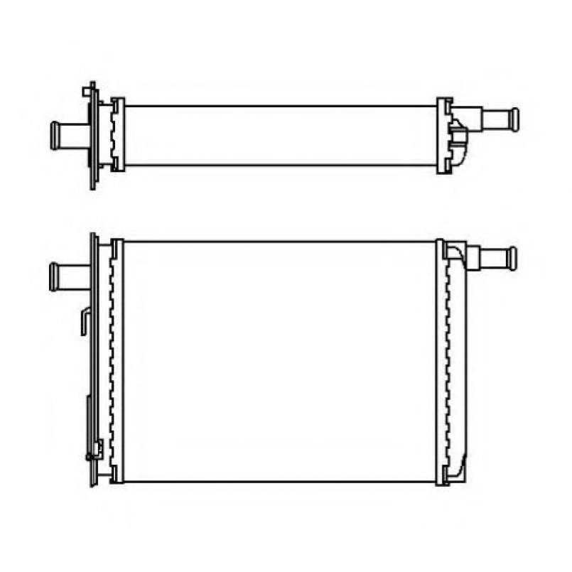 53563 NRF Радіатор опалення — фото товара