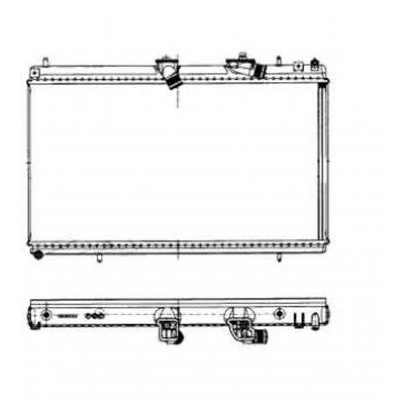 50443 NRF Радіатор охолодження — фото товара №5