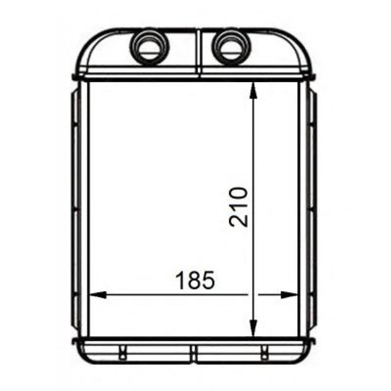 53668 NRF Радіатор опалювача салону Renault Espace IV 1.9-3. — фото товара №2