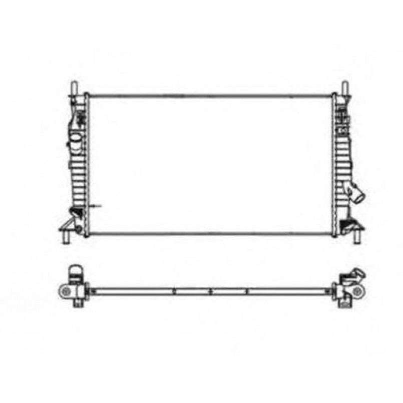 53403 NRF Радіатор охолодження — фото товара