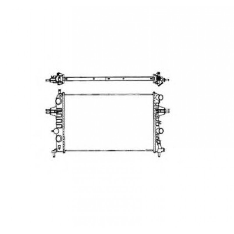 58176 NRF Радіатор охолодження — фото товара