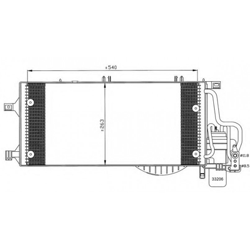35531 NRF Радіатор кондиціонера — фото товара №1