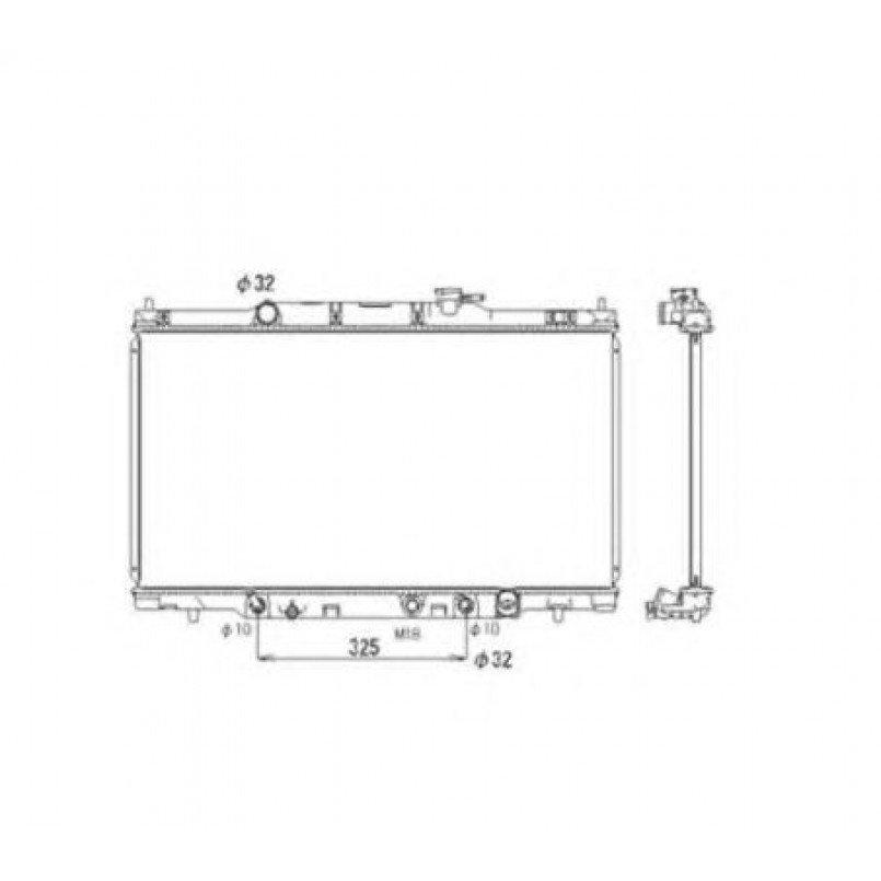 53574 NRF Радіатор охолодження — фото товара