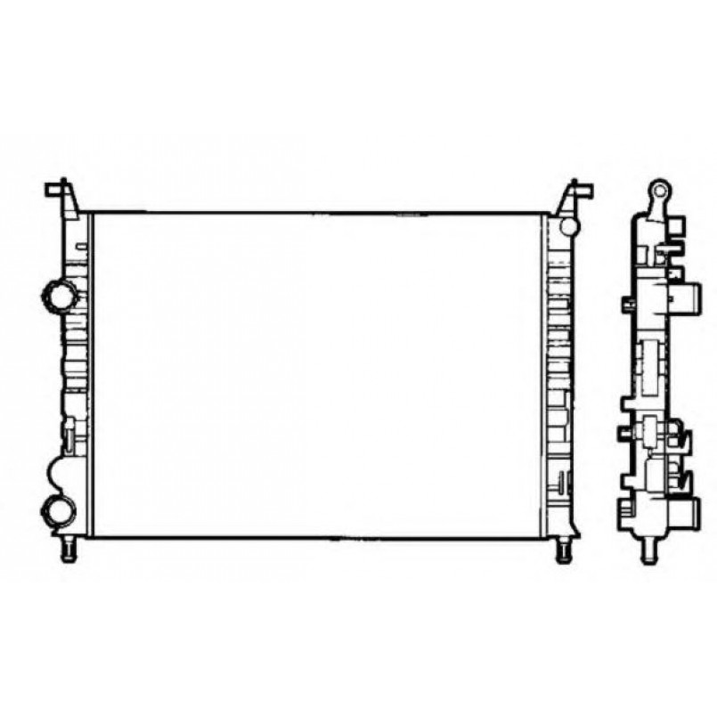 58195 NRF Радіатор охолодження — фото товара